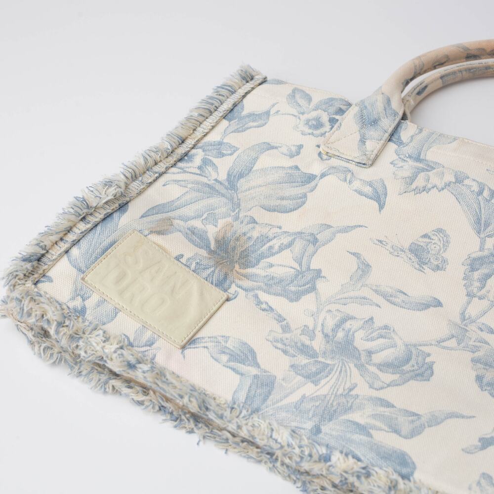 Sandro Kasbah Blue Floral Bag - Picture 5 of 13